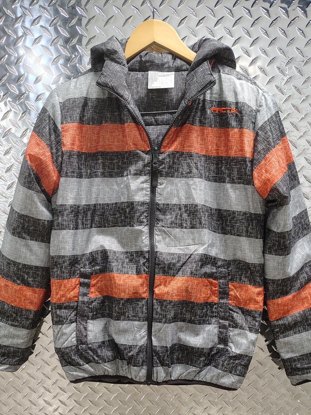 NEW ARCTIX Boy's Reversible Super Nova Insulated, Warm, Light, Hooded Jacket XL